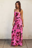 Floral Strapless Slip Maxi Dress