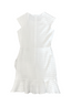 Ivory Ruffle Front Dress