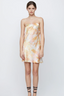 Floral Haze Indi Strapless Mini Dress