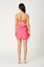 Foldover Strapless Slip Mini Dress