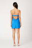 Foldover Strapless Slip Mini Dress