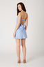 Foldover Strapless Slip Mini Dress