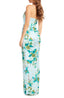 Finn Floral Strapless Sheath Gown