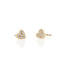 Heart Crystal Stud Earrings