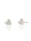 Heart Crystal Stud Earrings