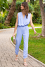 Lewis Jumpsuit in English Lavender